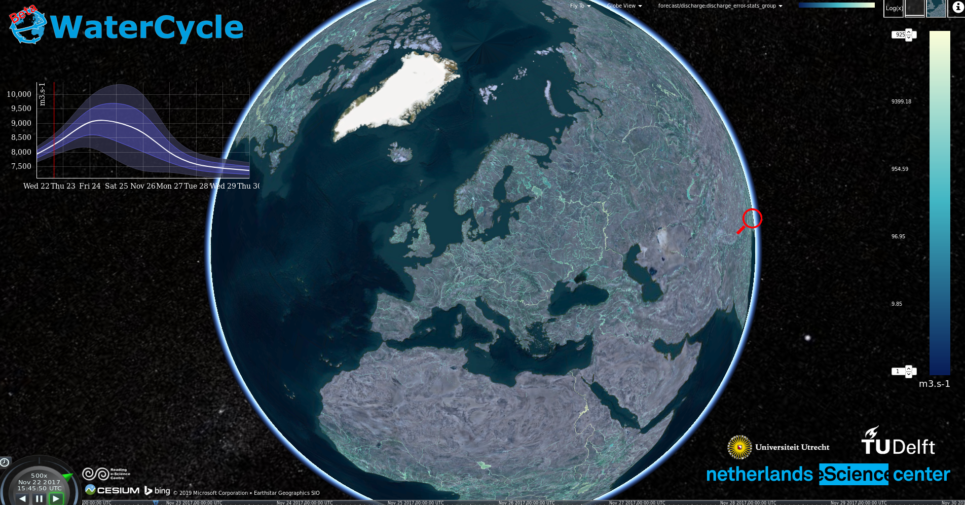 [Interactive forecast](http://forecast.ewatercycle.org/)